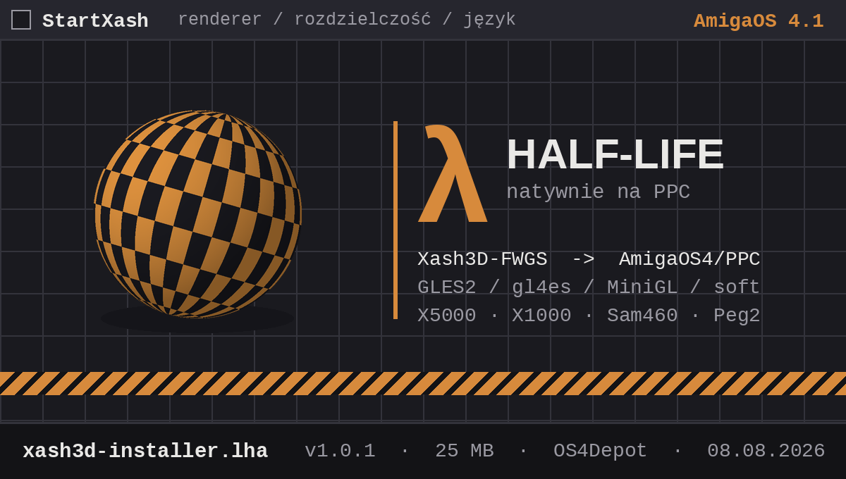 Half-Life natywnie na AmigaOS 4.1